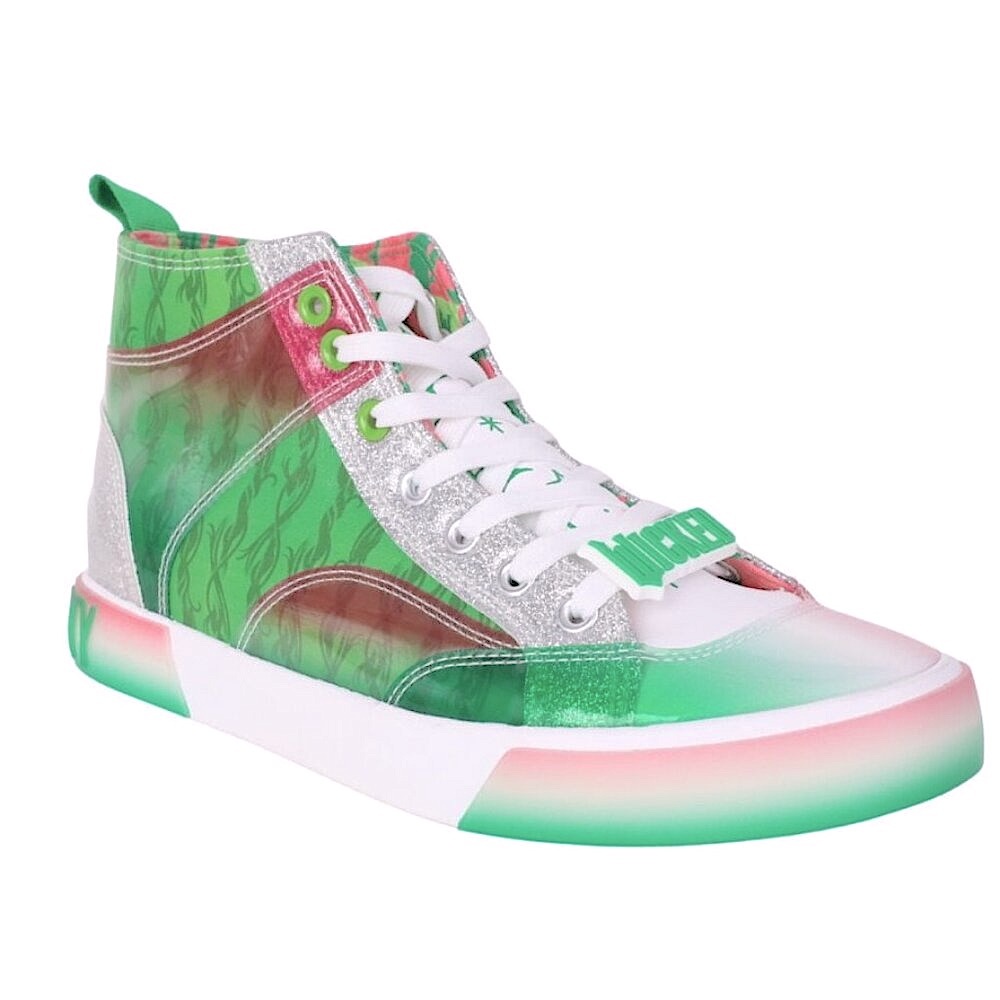 WICKED GLINDA ELPHABA Women's High Top Sneaker Shoes SIZE 8 Pink & Green NEW - Picture 16 of 16